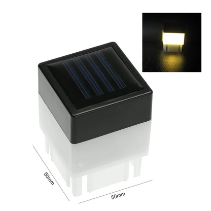 Waterproof Outdoor Column Head Lamp LED Fence Deck Cap Post Lamp for Patio Garden Landscape Decoration Lawn Light