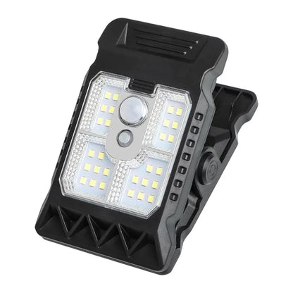 New Upgraded Solar Clip Light Outdoor Courtyard Lamp Camping Garden 3 Lighting  Intelligent Sensing Solar Wall Lamp