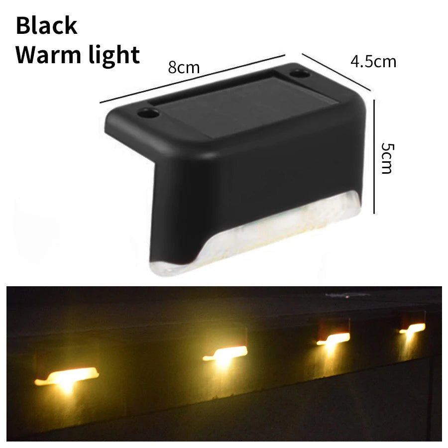 Solar Stair Lights - Outdoor Waterproof LED Stair Fence