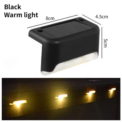 Solar Stair Lights - Outdoor Waterproof LED Stair Fence