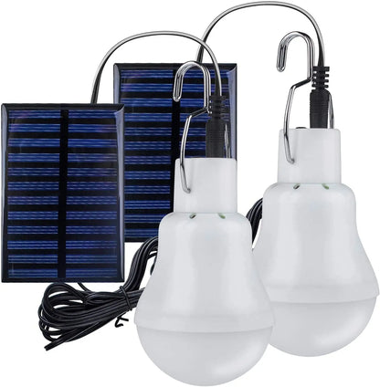 Solar Bulb Light: LED Waterproof Outdoor USB Emergency Light