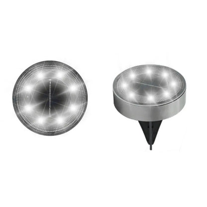 8 Outdoor LED Solar Light - IP68 Waterproof Garden Pathway