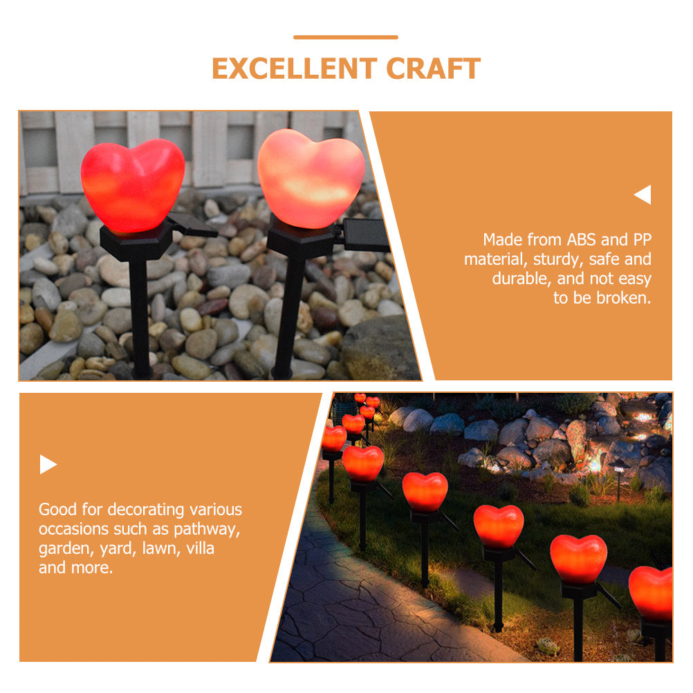 Solar Pathway Lights - 2 Pcs, Waterproof Outdoor Decor