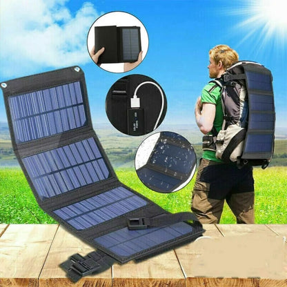 Portable Power Station: Foldable Solar Panel Charger for Power Stations