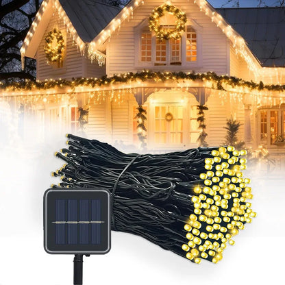 Solar LED String Lights: Patio, Wedding, Christmas Decor