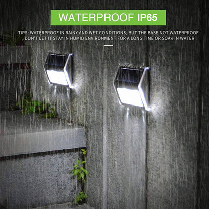 6 Outdoor LED Solar Light: Waterproof Garden Fence Wall Lamps