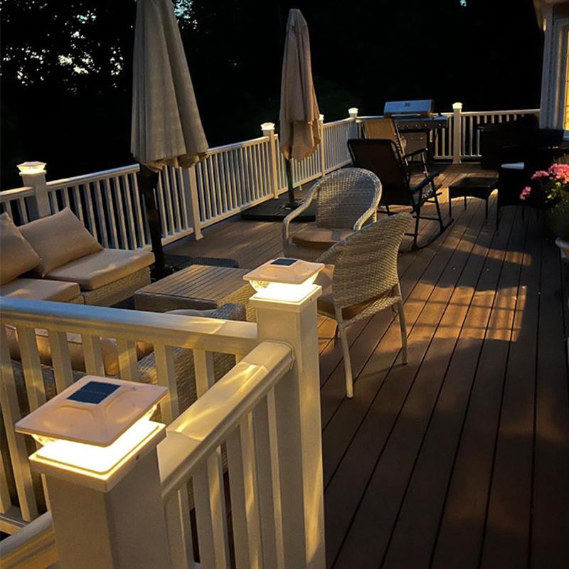 Solar Post Lights: Waterproof Deck & Fence Lighting