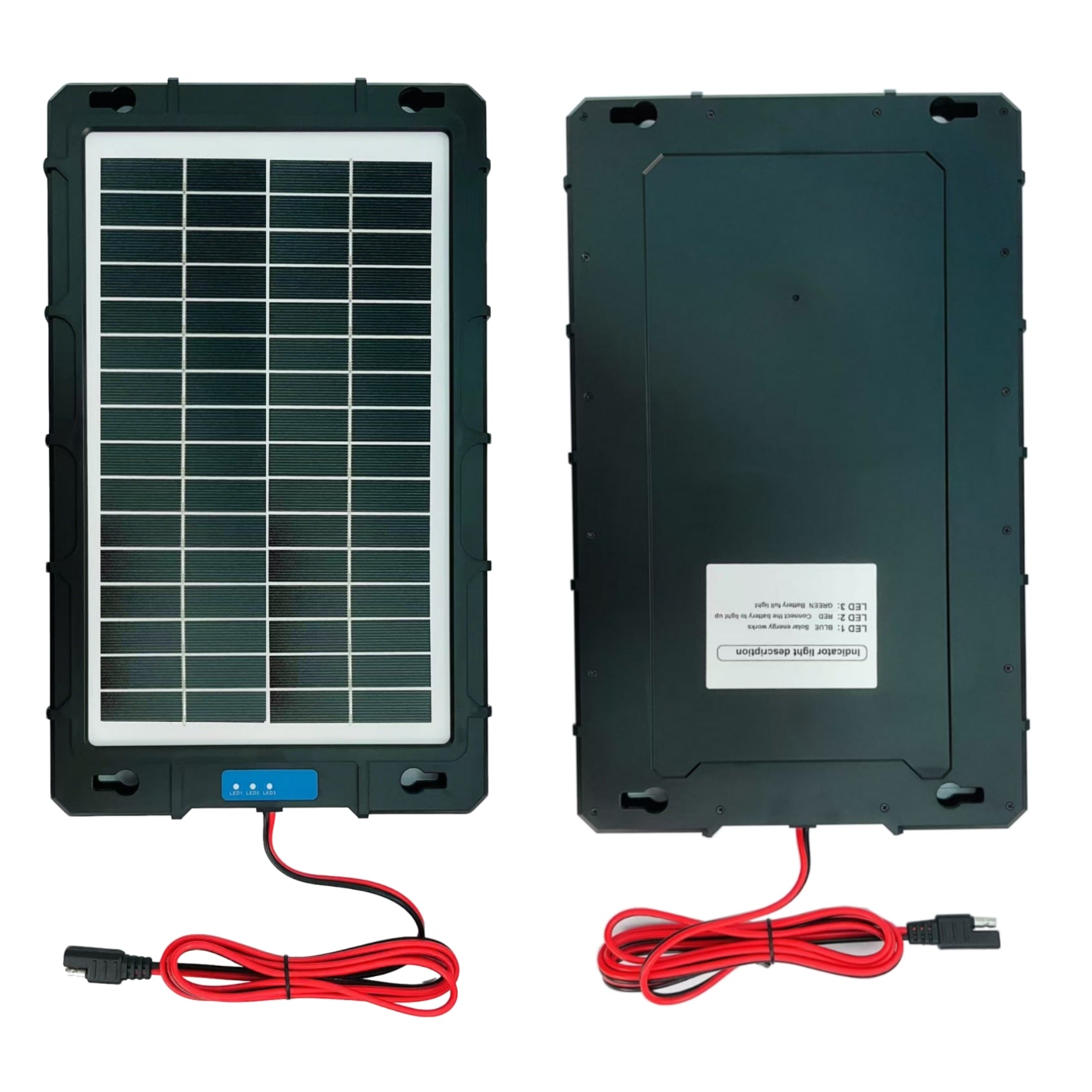 12V Solar Panel Charger: Car, Boat, RV Battery Maintainer