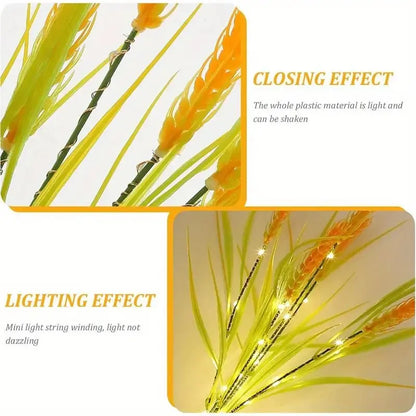 LED Solar Wheat Ears Stake Lights Outdoor Decoration Lawn Lamp Landscape Lighting For Garden,Lawn,Yard,Terrace,Balcony,Pathway