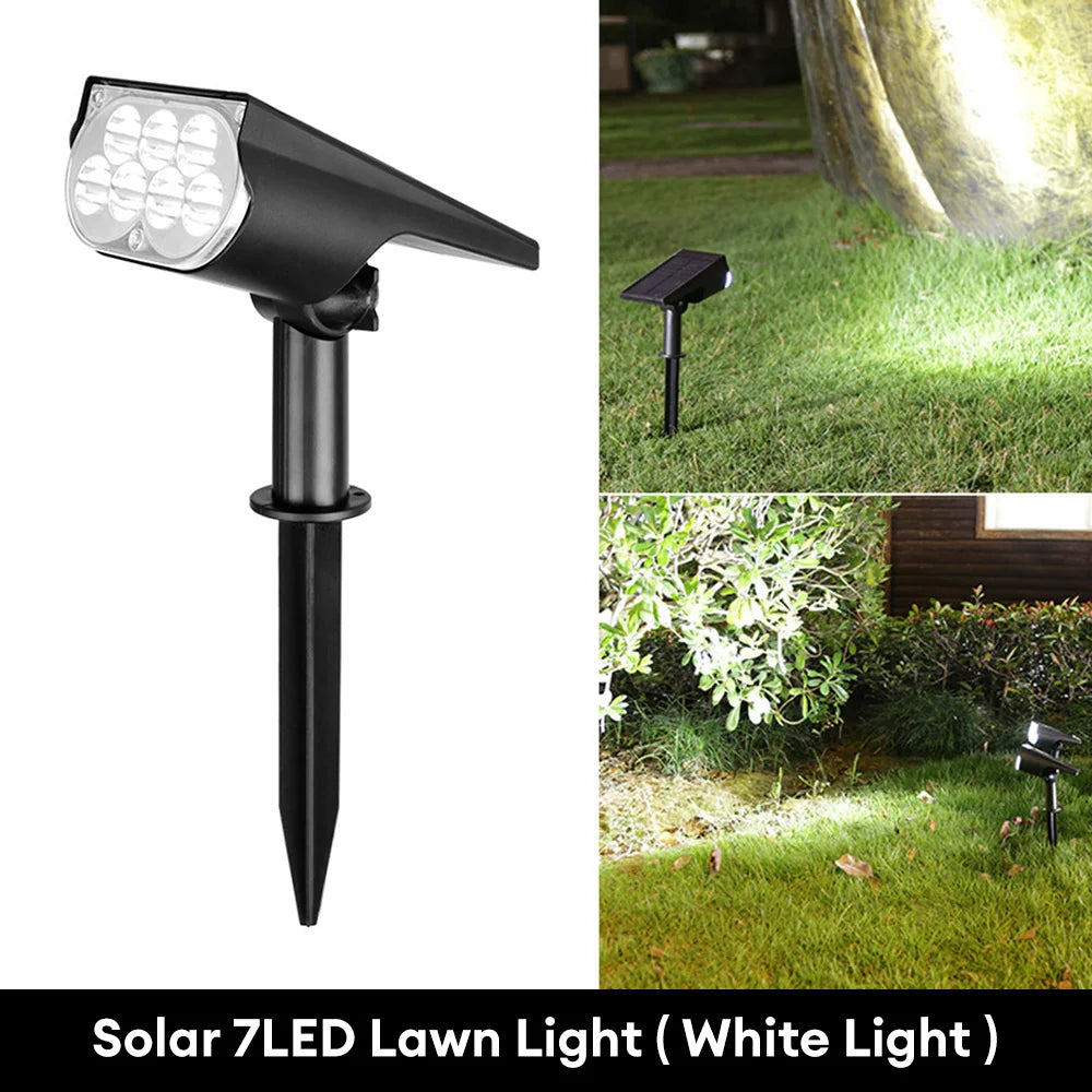 Spotlight: IP65 Solar LED Spotlight - Dual-Purpose Induction Lamp