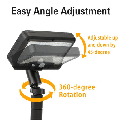 Clip On Solar Motion Lights Outdoor Waterproof Lights USB Charge with 92 LEDs Portable Solar Powered Security Light for Garden