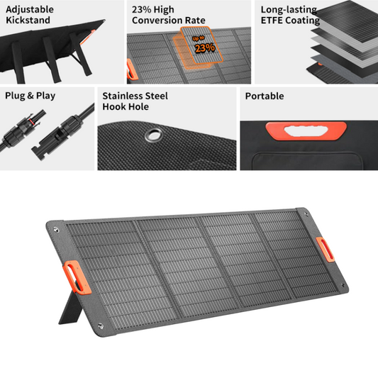 Solar Panel - Flexible 200W, Foldable, High Efficiency, IP68