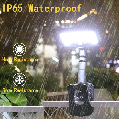 Clip On Solar Motion Lights Outdoor Waterproof Lights USB Charge with 92 LEDs Portable Solar Powered Security Light for Garden