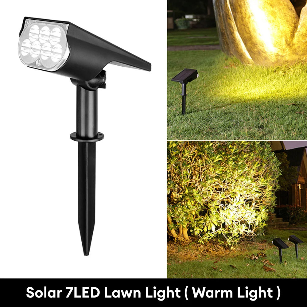 Spotlight: IP65 Solar LED Spotlight - Dual-Purpose Induction Lamp
