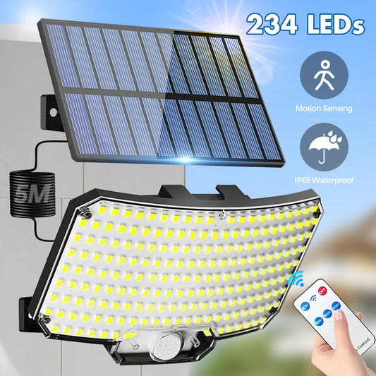 Solar Lights Outdoor 234LED Motion Sensor Floodlights