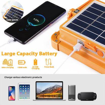 Portable Solar LED Lantern - Rechargeable Camping Light