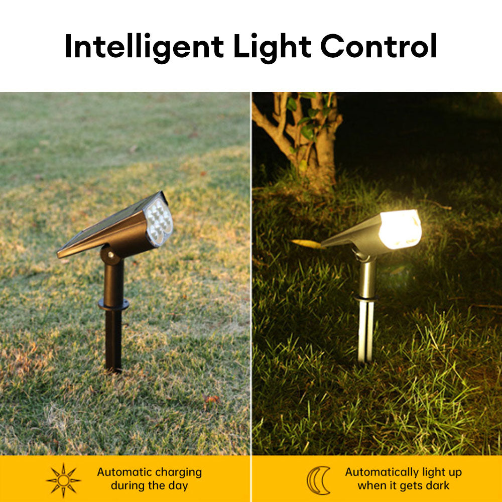 Spotlight: IP65 Solar LED Spotlight - Dual-Purpose Induction Lamp