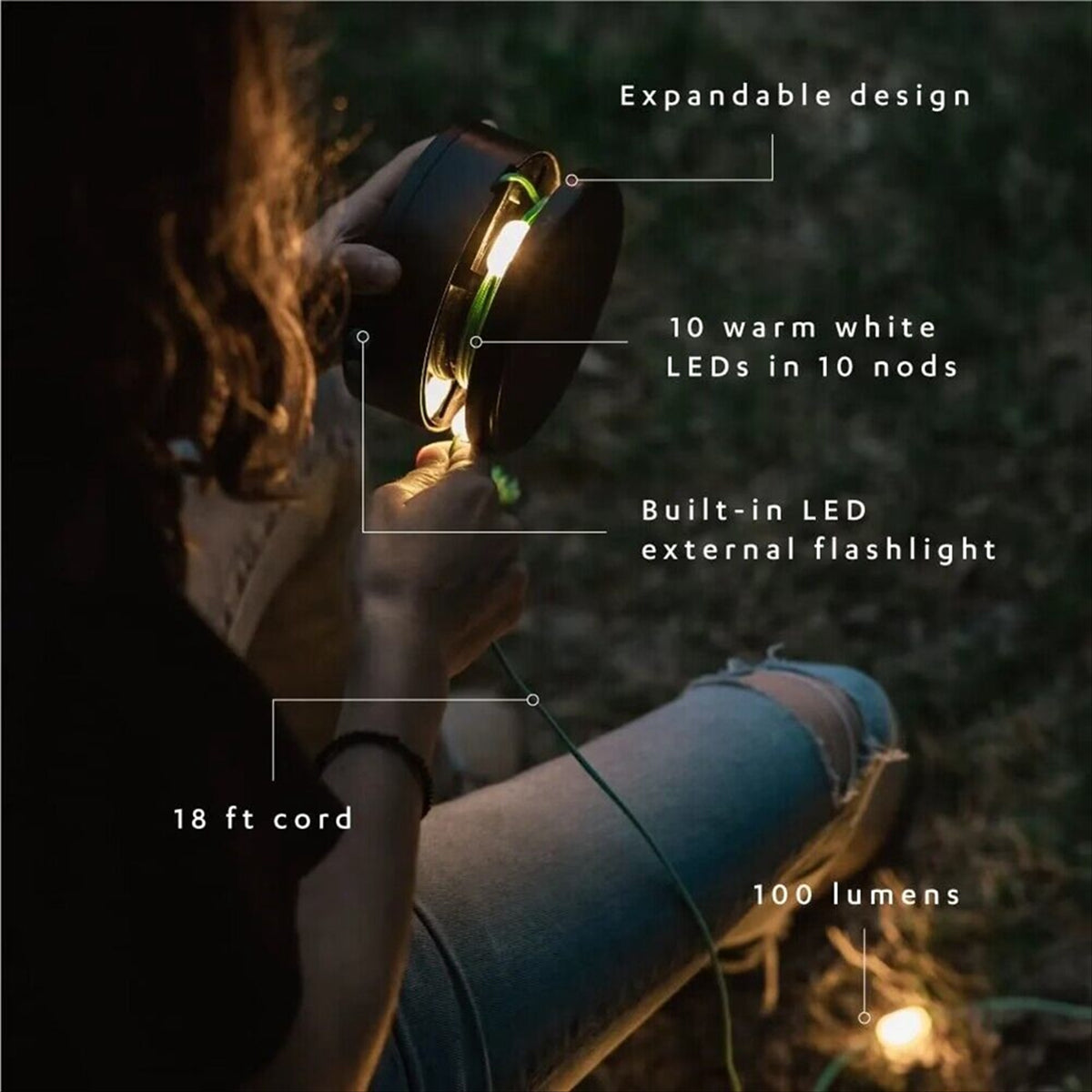 Solar LED Camping Light & Phone Charger
