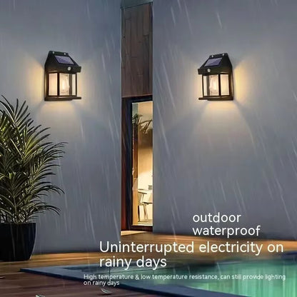 Solar Wall Light Outdoor Waterproof LED Lamp