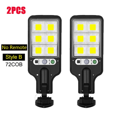 LED Solar Wall Lights: Motion Sensor Outdoor Lighting