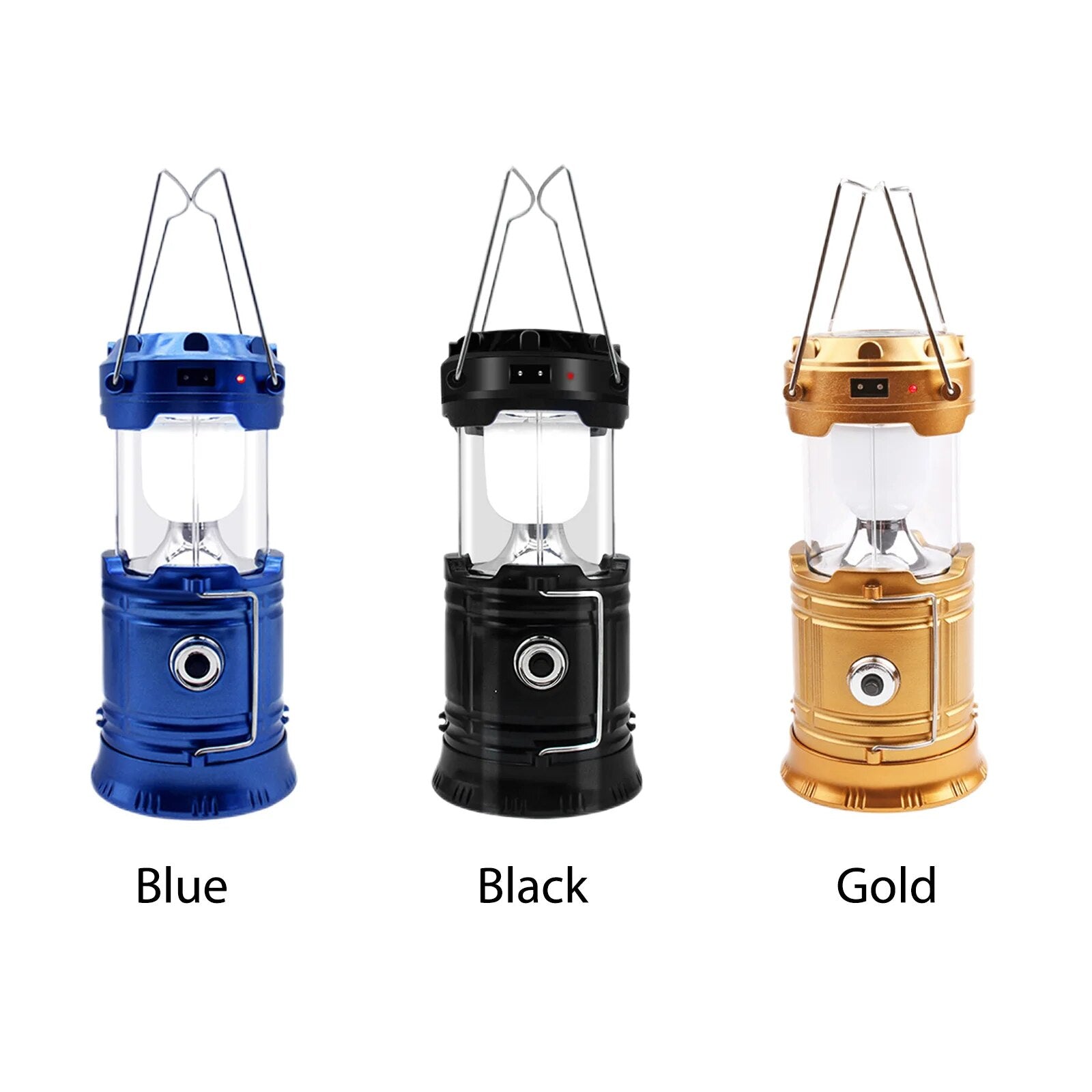 Solar LED Camping Lamp: Portable, Waterproof, Multifunctional