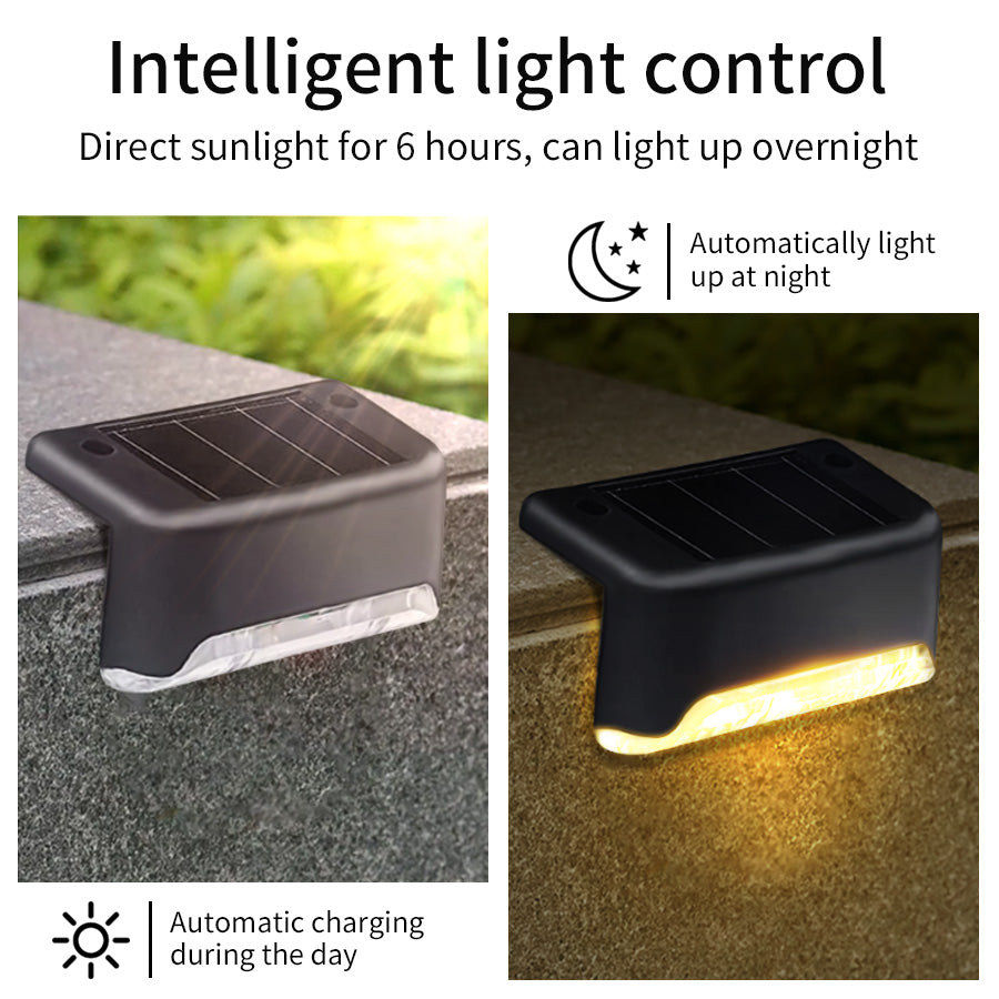 Solar Stair Lights - Outdoor Waterproof LED Stair Fence