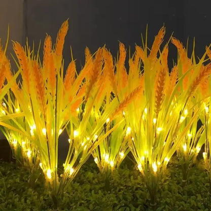LED Solar Wheat Ears Stake Lights Outdoor Decoration Lawn Lamp Landscape Lighting For Garden,Lawn,Yard,Terrace,Balcony,Pathway