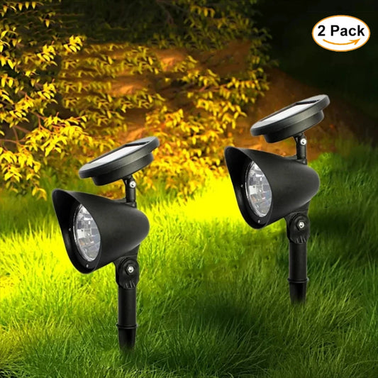 Solar LED Spotlight Outdoor - IP65 Waterproof Garden Lights