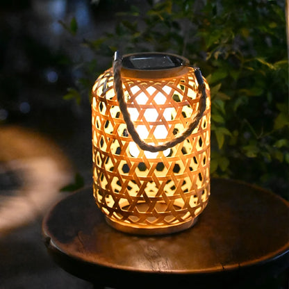 1PC Solar Lantern Outdoor, Waterproof LED Candle Lamp for Garden/Pathway Decor, Warm White Decorative Lighting