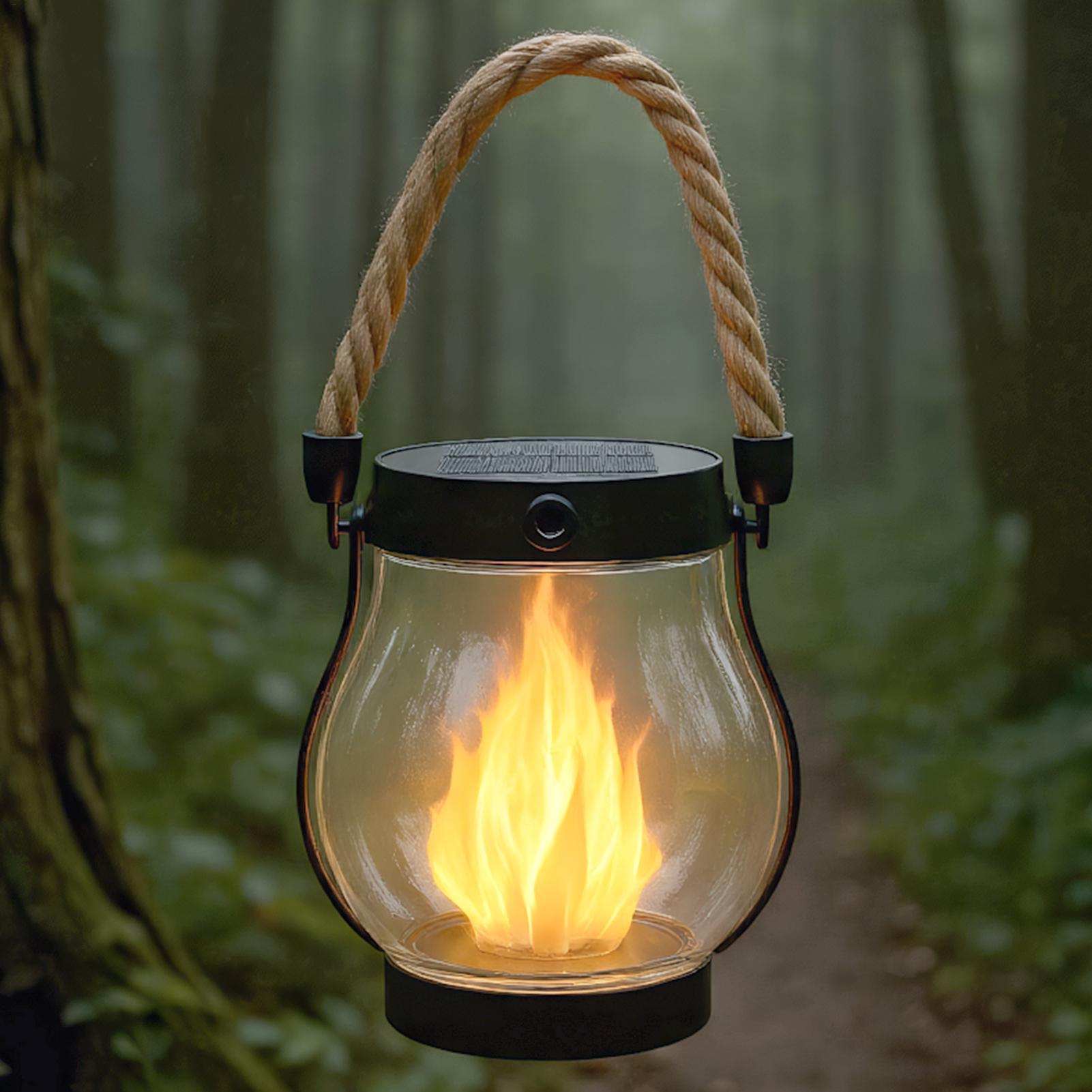 Solar Lanterns: Flame Portable LED Party & Camping Lights
