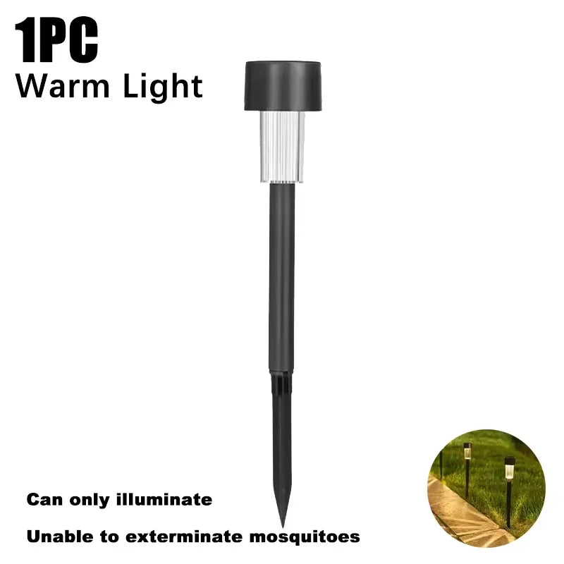 Solar Mosquito Killer: Waterproof LED Bug Zapper for Outdoors