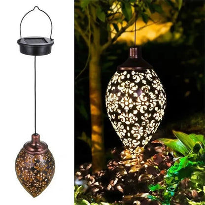 Outdoor Solar Light: Solar Water Drop Light - Waterproof Outdoor Garden Projection