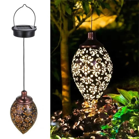 Outdoor Solar Light: Solar Water Drop Light - Waterproof Outdoor Garden Projection