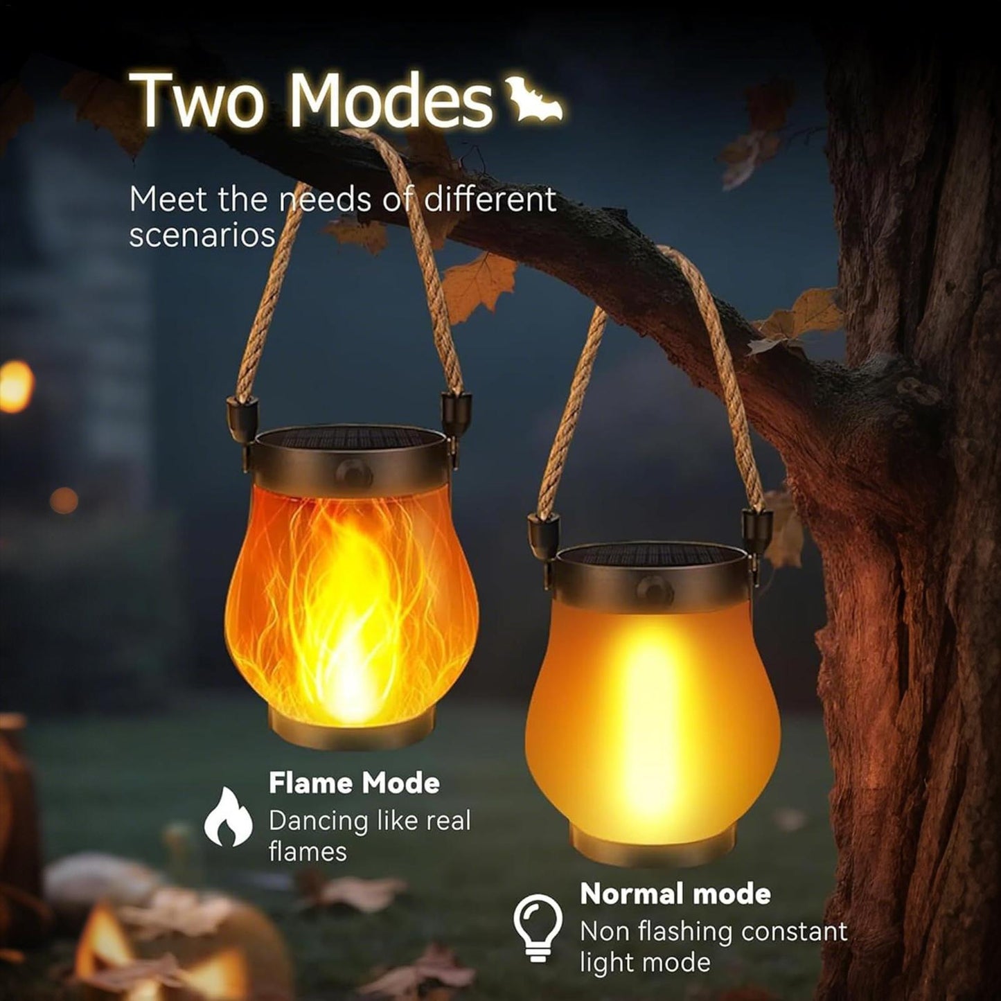 Solar Lanterns: Flame Portable LED Party & Camping Lights