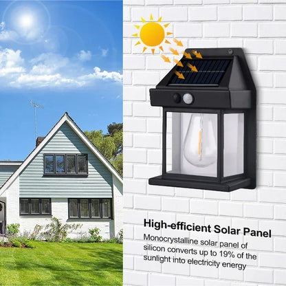 Solar Wall Lights Outdoor: LED Wall Light - Waterproof, Powerful, Sensor-Activated