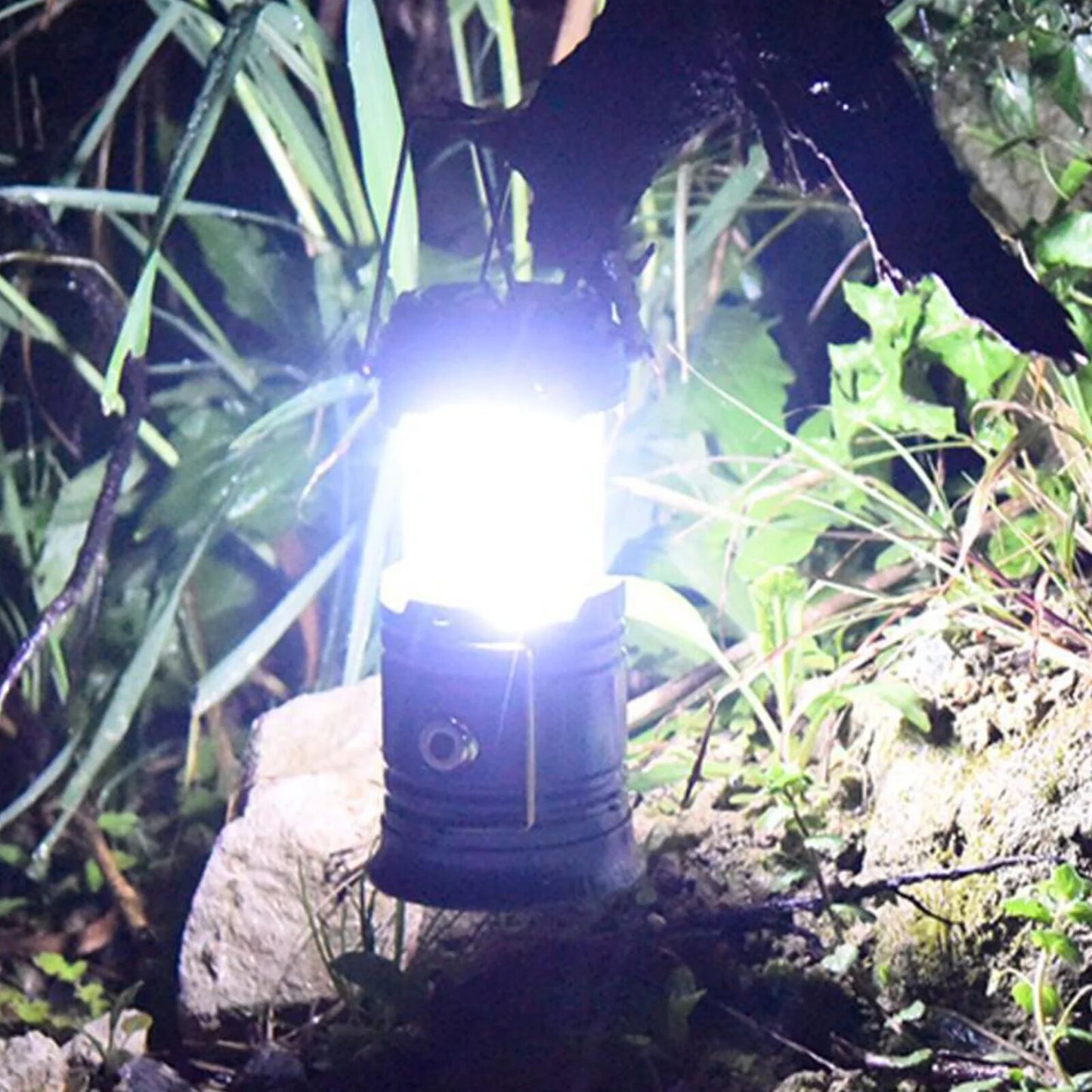 Solar LED Camping Lamp: Portable, Waterproof, Multifunctional