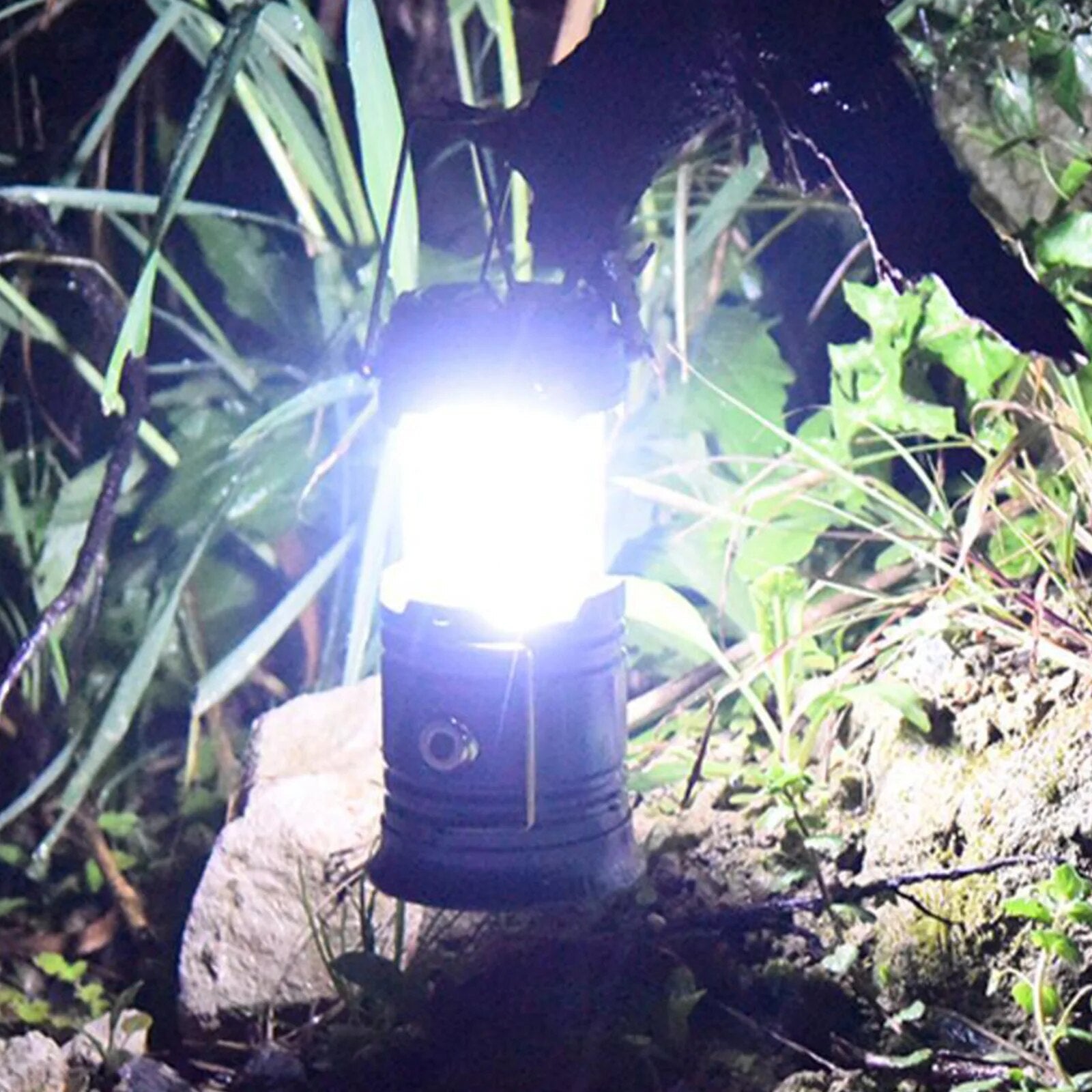 Solar LED Camping Lamp: Portable, Waterproof, Multifunctional