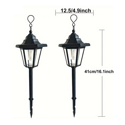 Hexagonal Solar Pathway Lights - Outdoor Hanging Lanterns