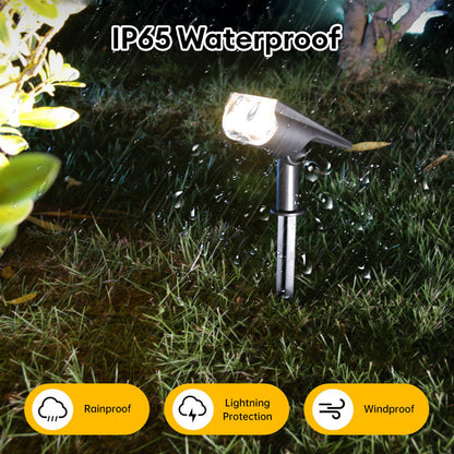 Spotlight: IP65 Solar LED Spotlight - Dual-Purpose Induction Lamp
