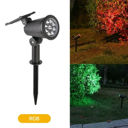 9 LEDs Solar Spotlights - IP65 Waterproof Outdoor Lights