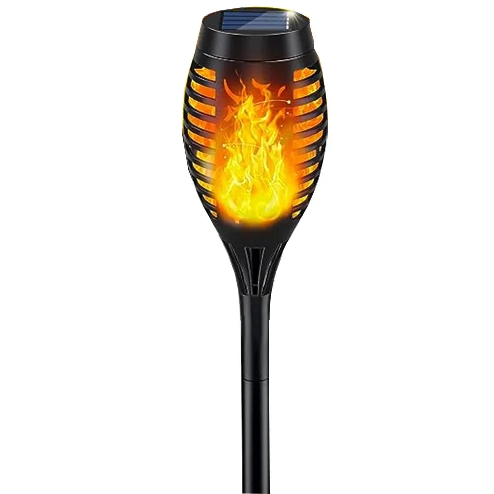 Outdoor Solar Light: Solar Torch Lights Flickering Flame Waterproof Outdoor Decor