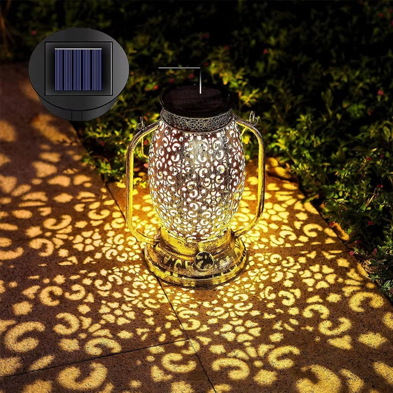 Solar LED Fluorescent Replacement: Lantern Top 7/8CM LED Waterproof Outdoor Garden Light
