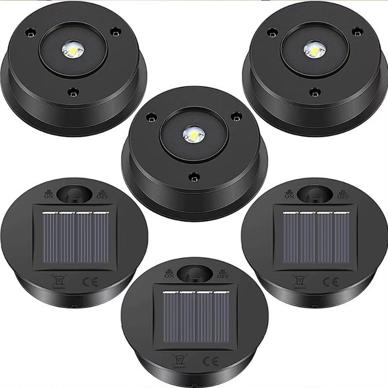 Solar LED Fluorescent Replacement: Lantern Top 7/8CM LED Waterproof Outdoor Garden Light
