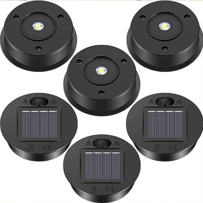 Solar LED Fluorescent Replacement: Lantern Top 7/8CM LED Waterproof Outdoor Garden Light