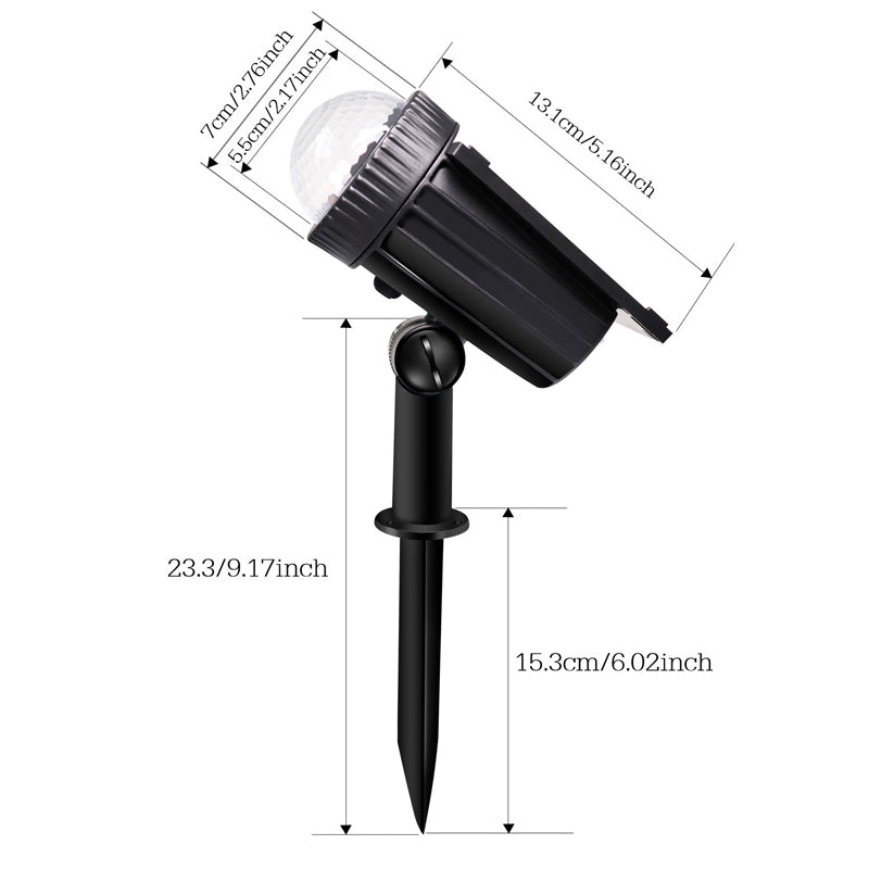 Spotlight: Solar Projection Drip Light for Christmas Starry Sky