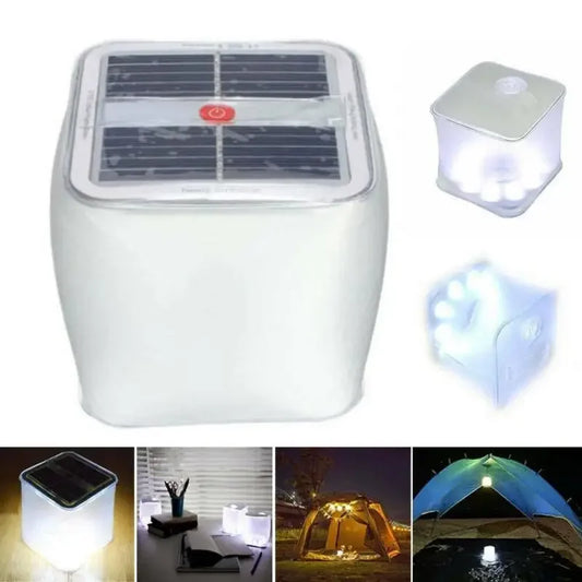 Solar LED Light - Inflatable Outdoor Hiking Lamp