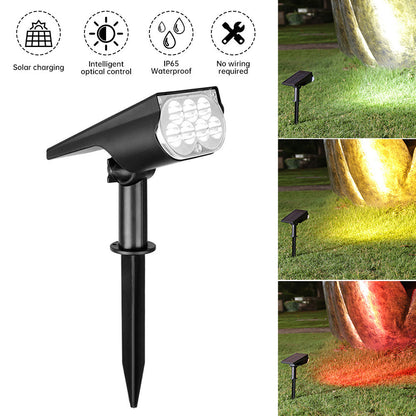 Spotlight: IP65 Solar LED Spotlight - Dual-Purpose Induction Lamp