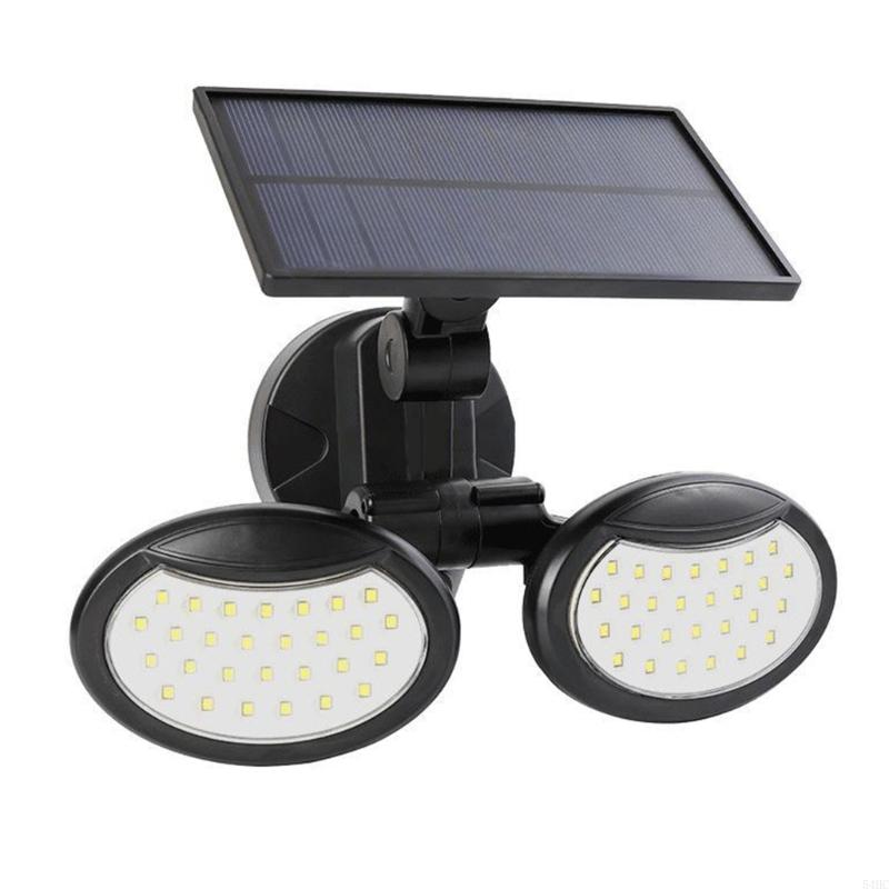 Motion Detector Lights - Dual Head Waterproof Spotlights