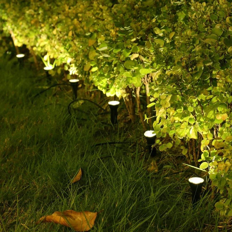 10 in 1 Solar Lights RGB Changing Lawn Ground Lamp IP65 Waterproof Outdoor Landscape Spotlights Garden Decoration Outdoor Lights