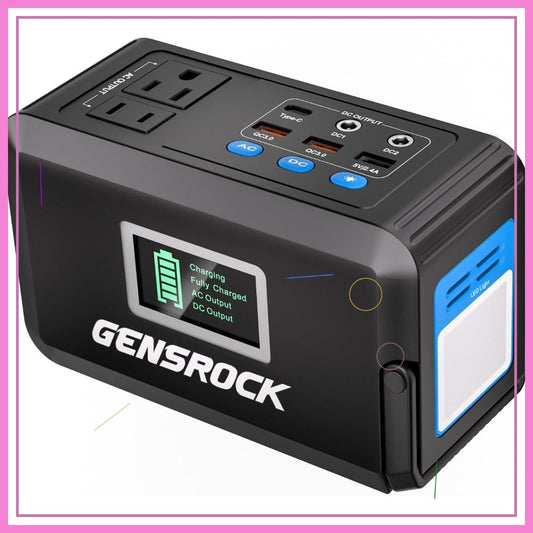 Portable Power Station 120W Solar Generator for Camping